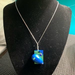 Handcrafted resin necklace